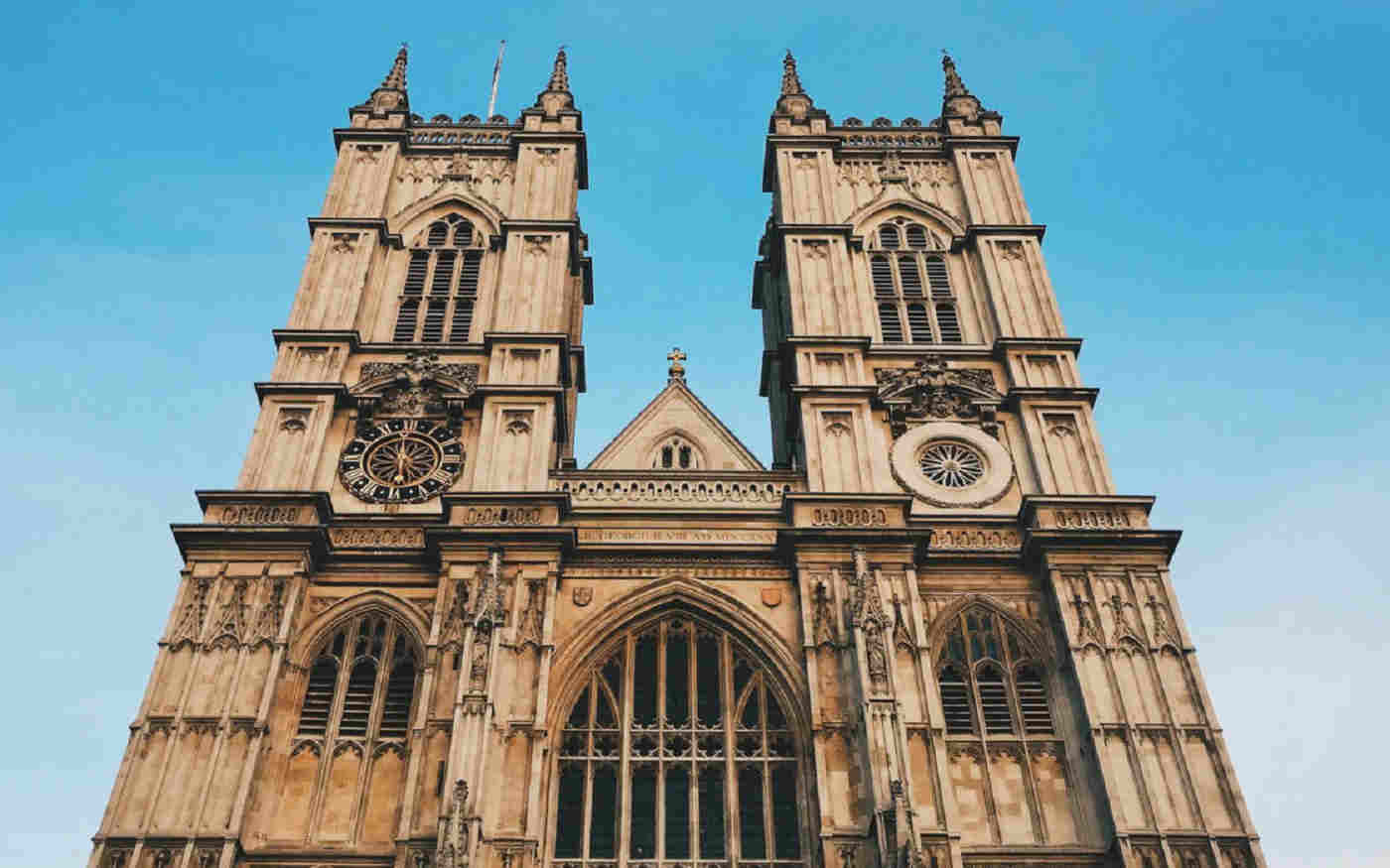 First image of the Learning trailer, a view of the West Towers at Westminster Abbey