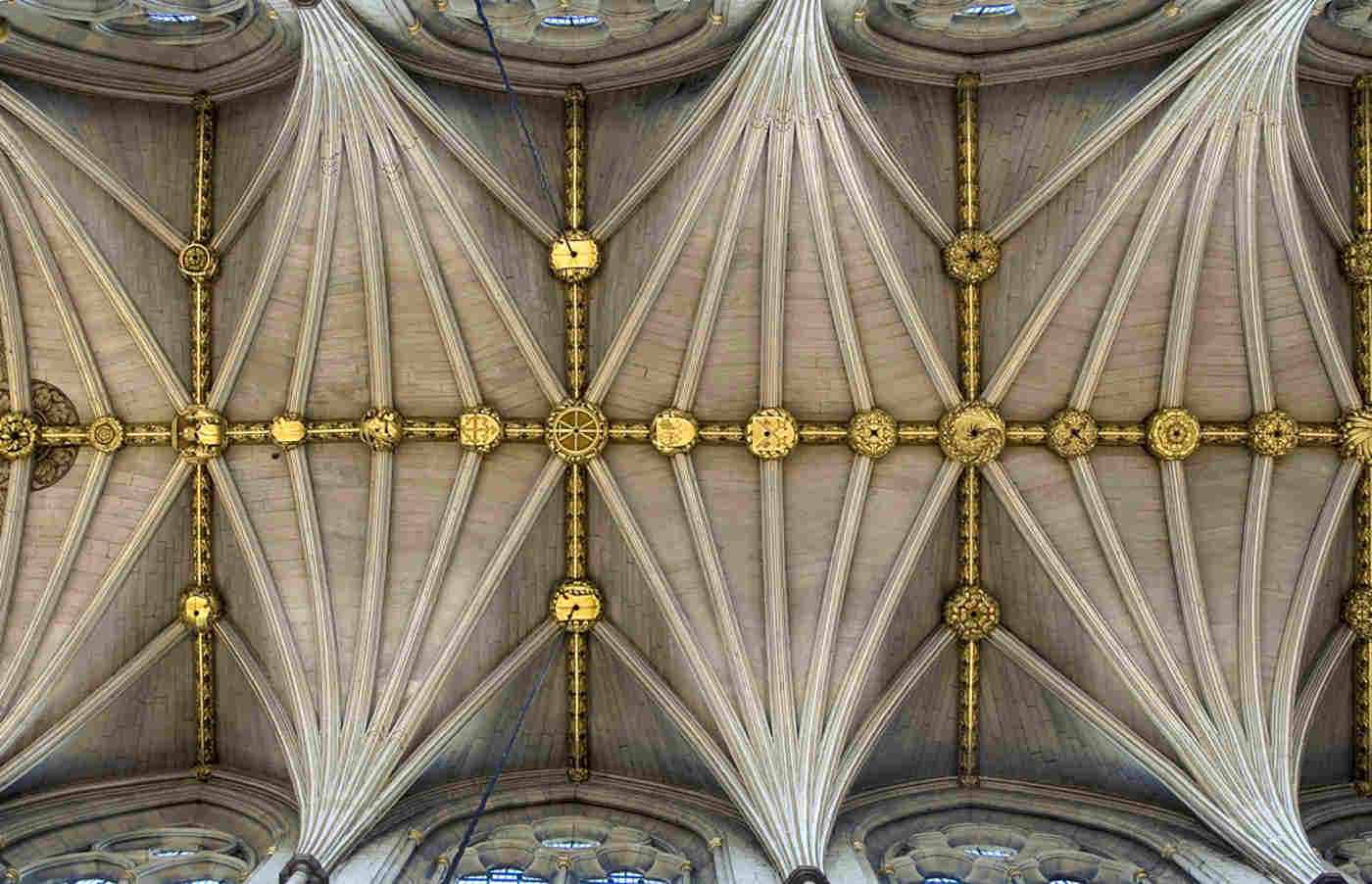 Nave Vault Bosses DL Westminster Abbey Copyright Photo300