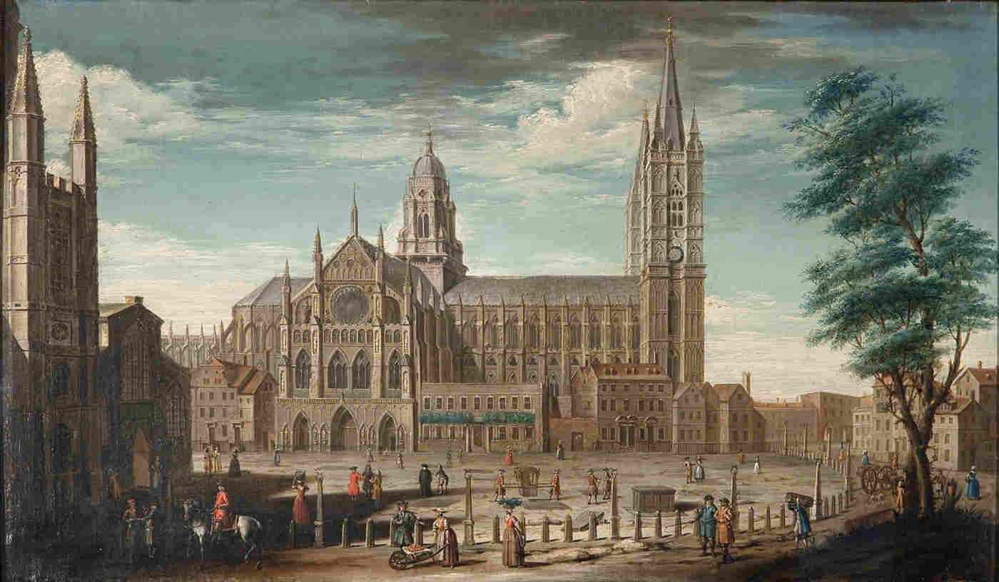 Abbey c.1735 Fabris painting