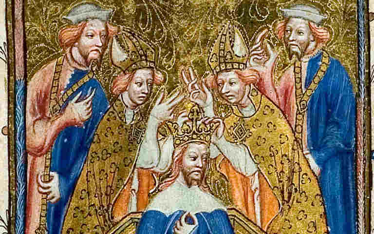 Photograph of the Liber Regalis