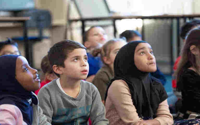 Photograph of KS1 students