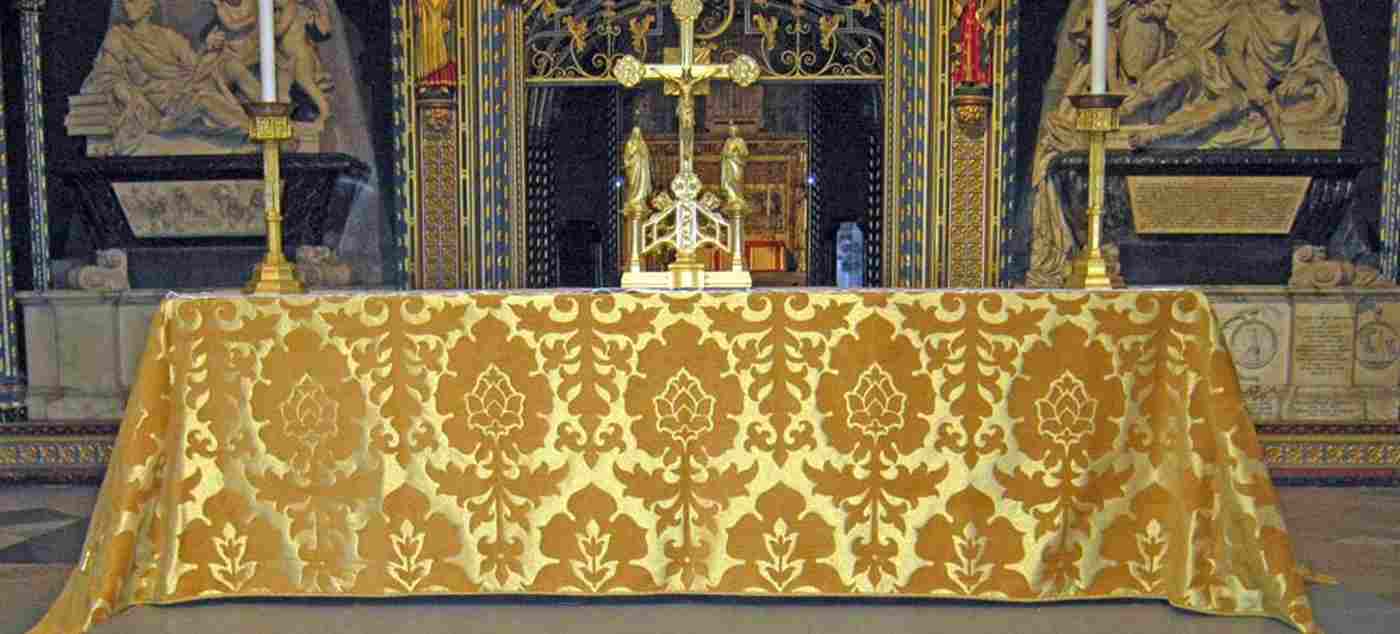 Gold frontal used in the nave of Westminster Abbey