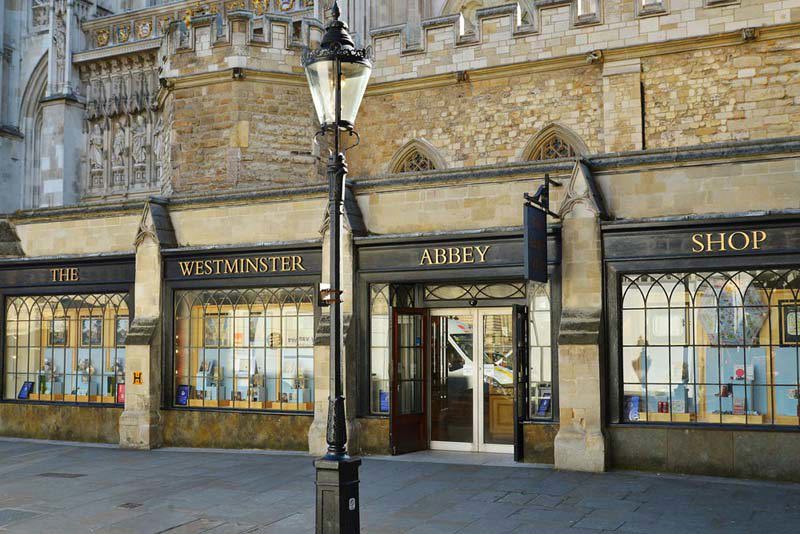 Exterior of the Westminster Abbey Shop