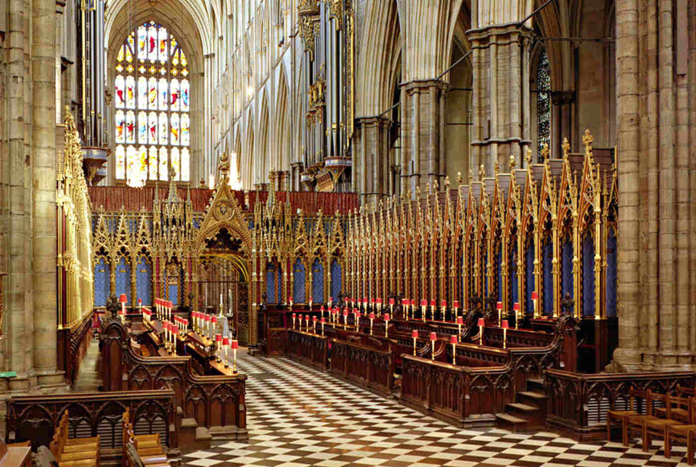 Choir Looking West Westminster Abbey Copyright Photo
