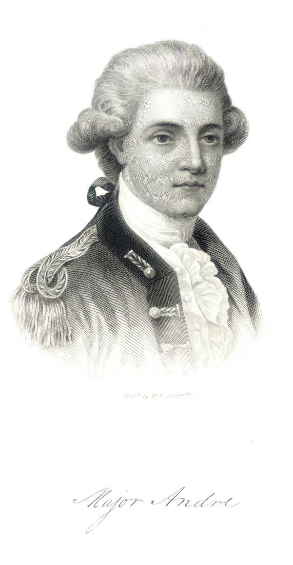 Engraving of John André