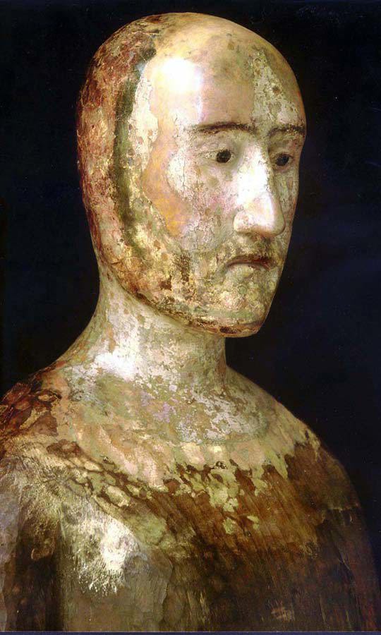 Wooden funeral effigy of Edward III