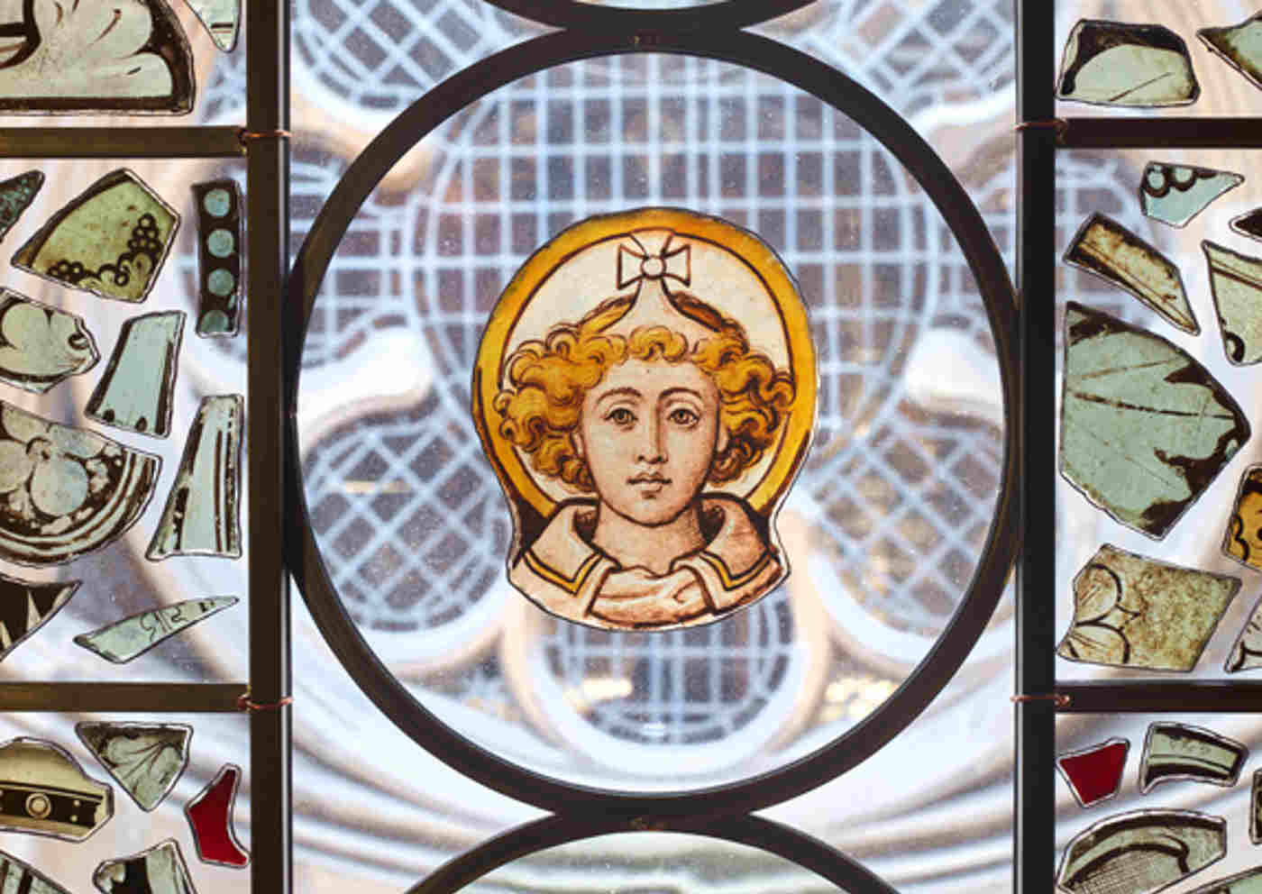 Triforium Window Angel Head