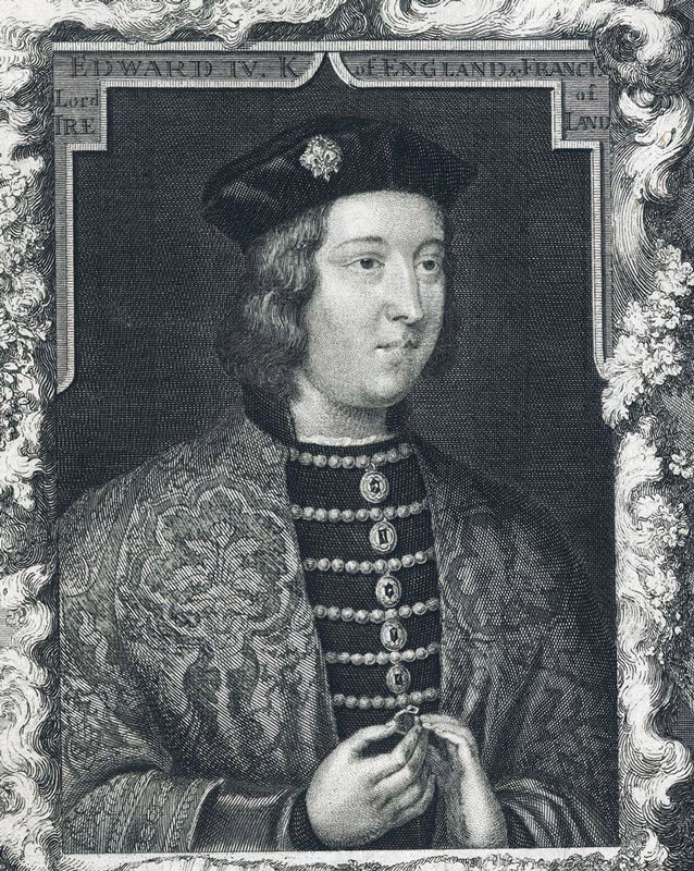 Portrait of Edward IV holding a ring in his hands