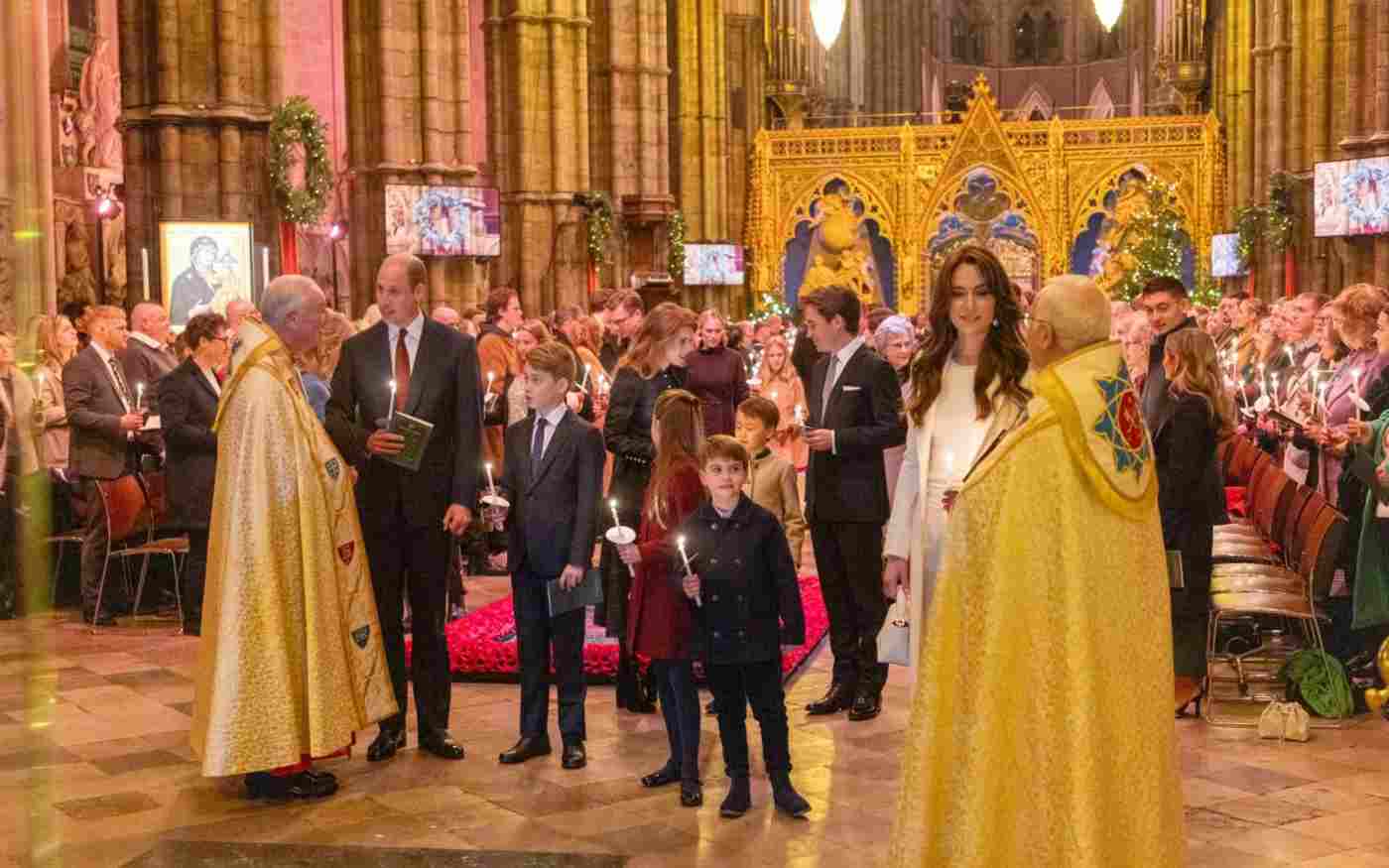 Families celebrate Christmas at royal carol service