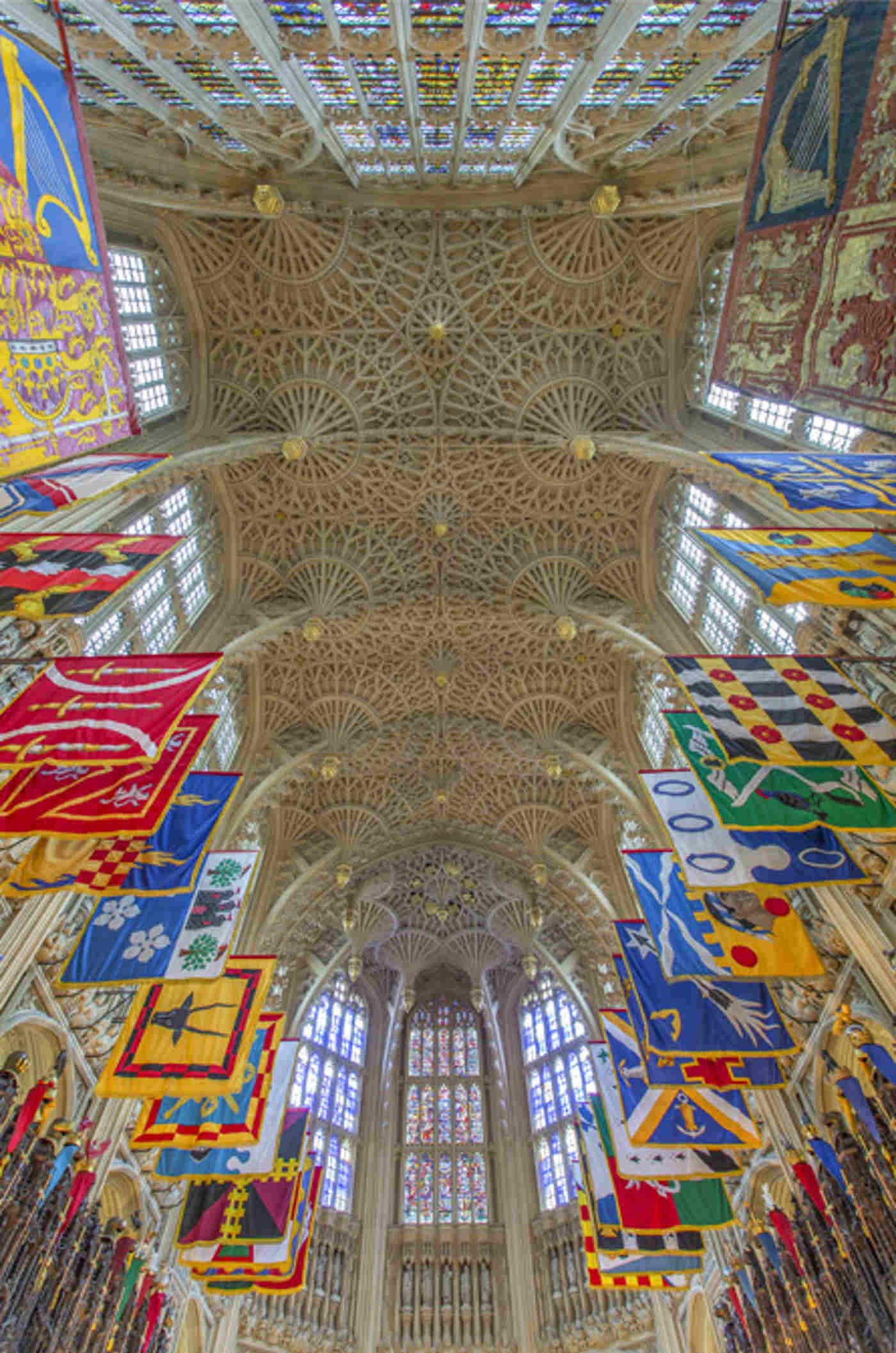 Henry VII Chapel Vault And Windows Westminster Abbey Copyright
