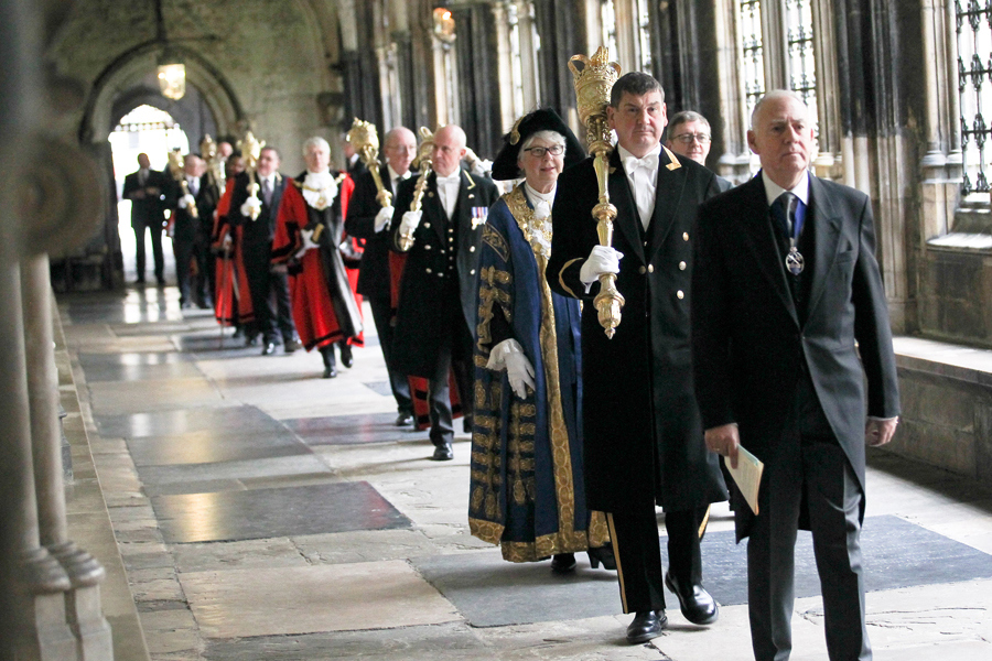 London Mayors attend Abbey Evensong