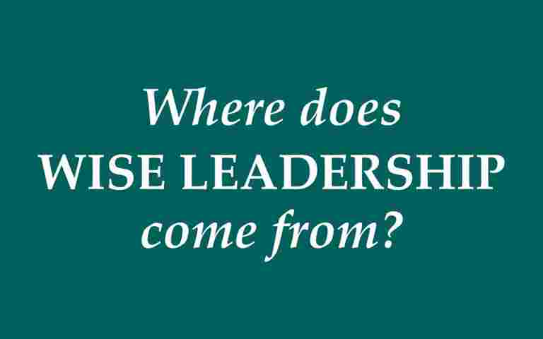 Wise Leadership