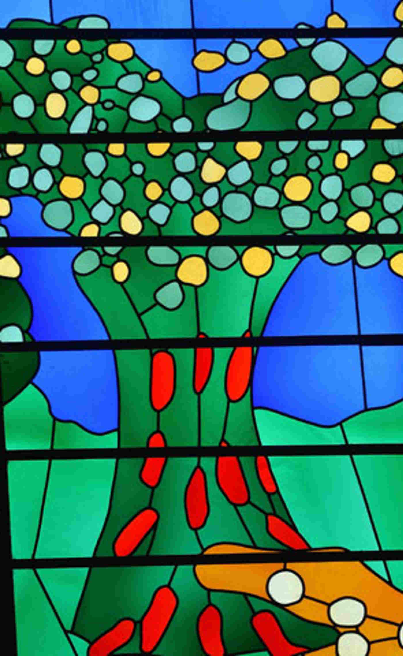 Hockney Window Tree Detail