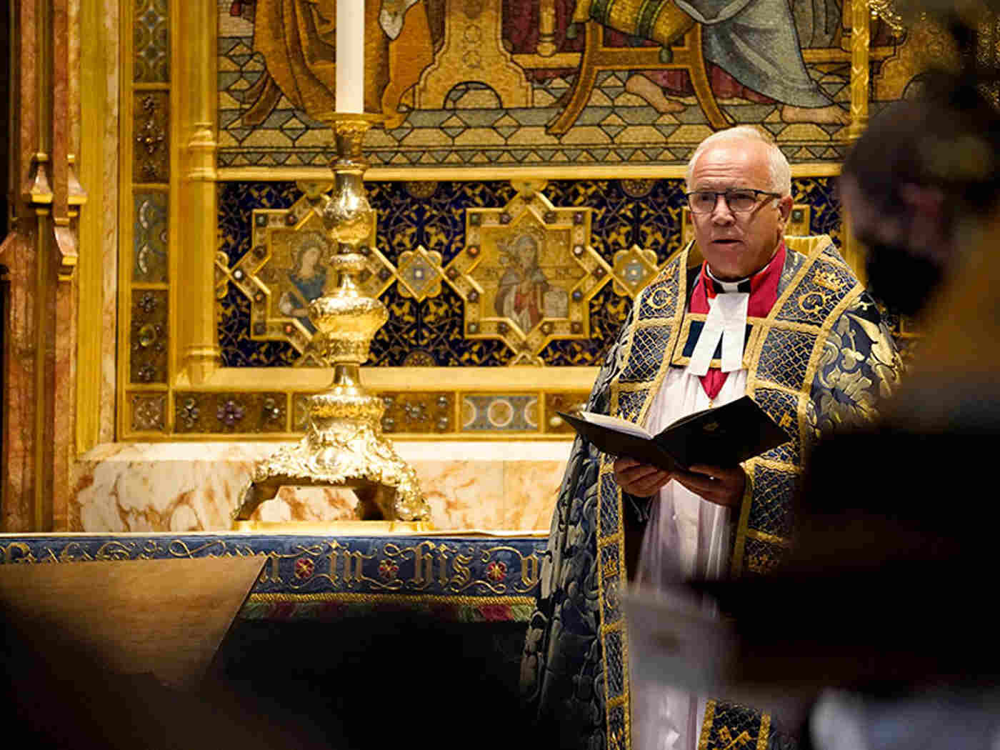 The Dean of Westminster gives the Bidding