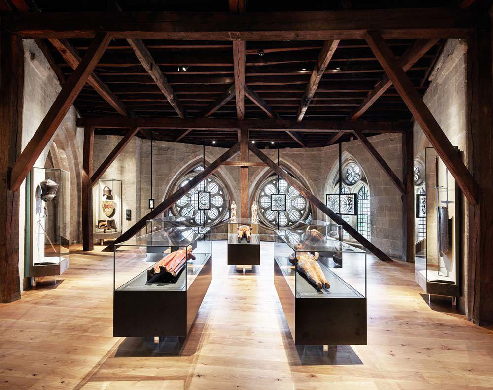 Effigies of monarchs on display in the Queen's Diamond Jubilee Galleries, Westminster Abbey