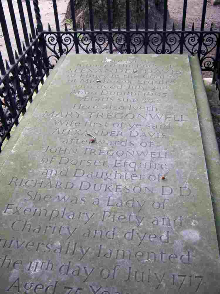 Alexander Davis and Mary Tregonwell