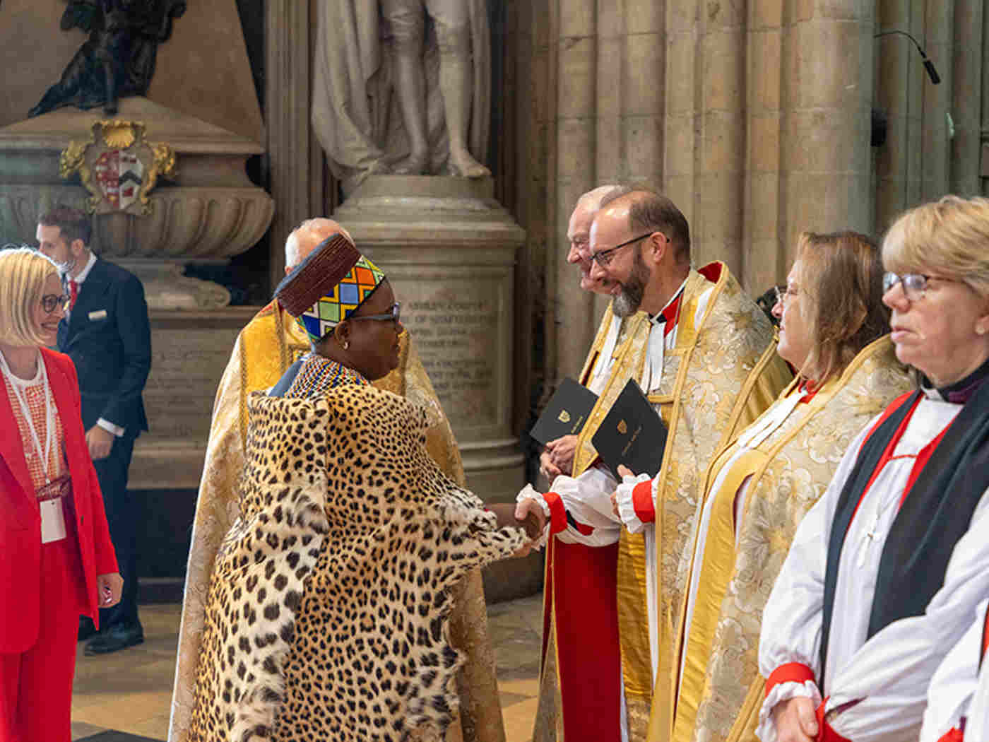 HM Queen Nompumelelo Zulu attended the service
