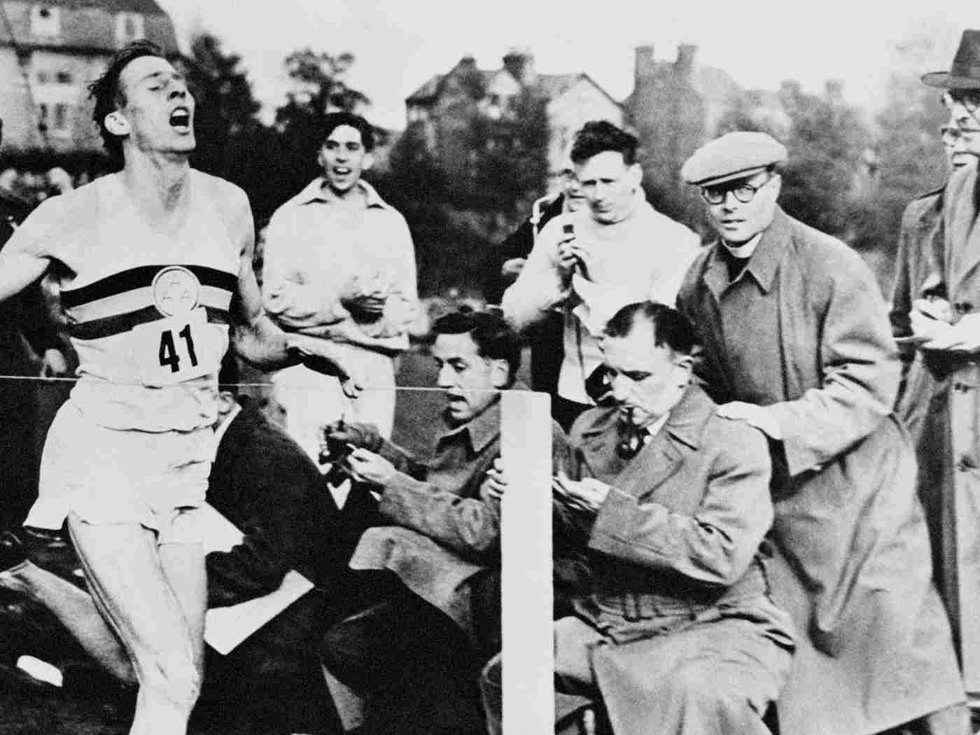 The four-minute mile. Picture: Press Association