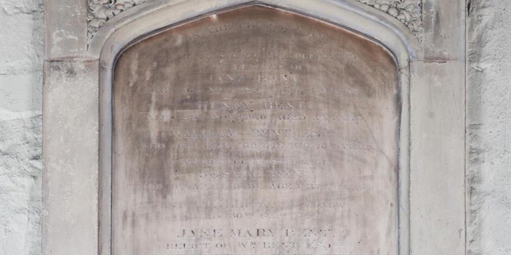 William Bent and family | Westminster Abbey