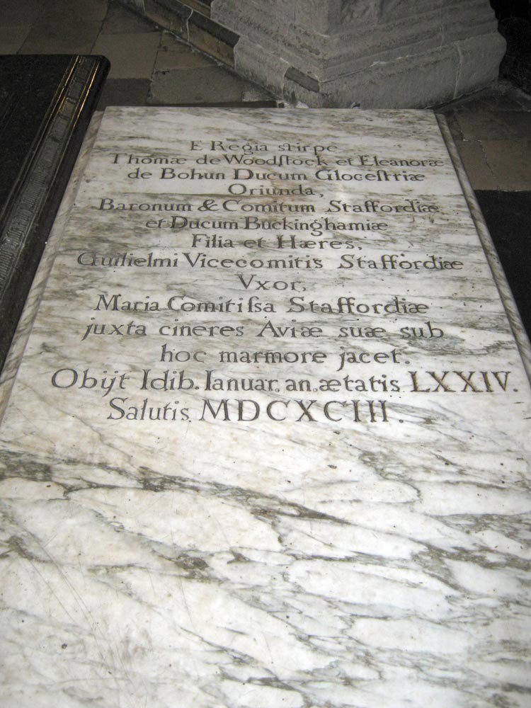 John Howard, Earl of Stafford & family